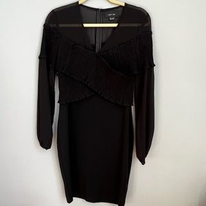 ASOS Lost Ink Black Dress